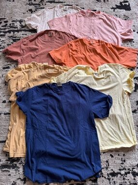 Comfort colors Tshirt lot of 7 XL